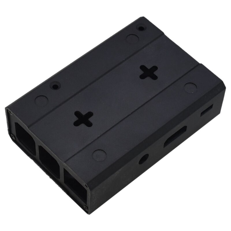Boîtier De Protection En Alliage D'Aluminium Noir Pour PortaPack H2 - Coque Métal Pour Projets Radio DIY
