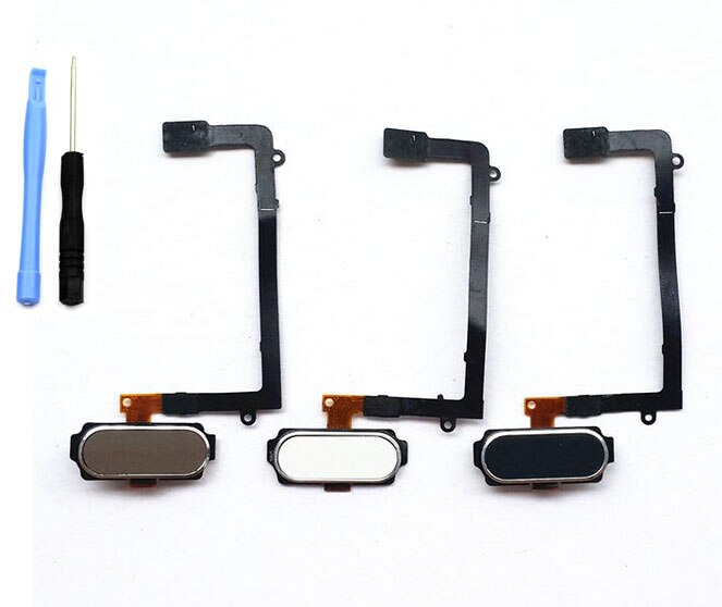 Vingerafdruk Scanner Knop Vervanging - voor Samsung S6 Edge - Home Terug Menu Functie - Inclusief Schroevendraaier
