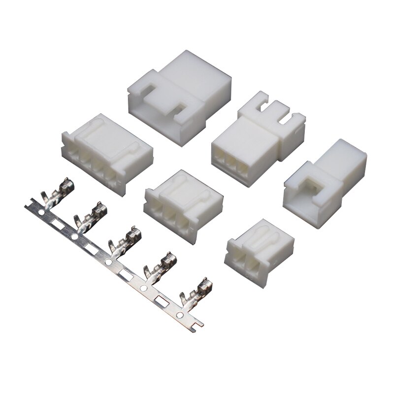 20 sett  xh2.54 2.54mm- tråds kabelkontakt med 23456-8p ledninger, x-plugg, hann og hunn, jst-antennedokking for batteriladekabel, gjør-det-selv
