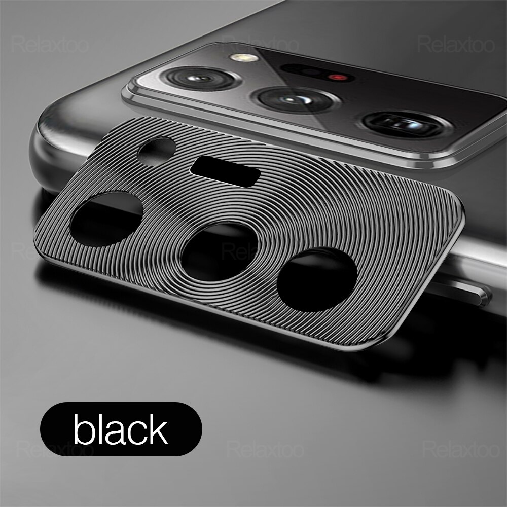 Osłona kamery na gelaxi nie 20 ultra obudowa metalowa osłona pierścienia ochronnego do samsung galaxy not20 note20 uwaga 20 ultra okładka: note 20 / Black