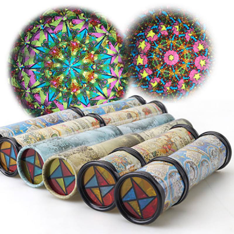 21/30cm Skalierbare Drehung Kaleidoskop Magie Wechselvolle Einstellbar Phantasie Farbige Quaddel Spielzeug Für freundlicher Autismus freundlicher Puzzle Spielzeug