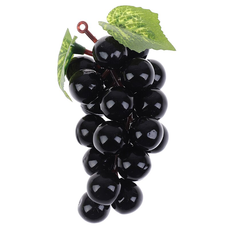 1pcs Real Touch Artificial Fruit Grapes Plastic Home Garden Wedding Party Decoration: 3