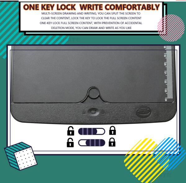 Kupić 10 sztuk 12 cal w biurze lub w domu LCD tablica robić pisania LCD tablica z podzielony ekran funkcji usuwania