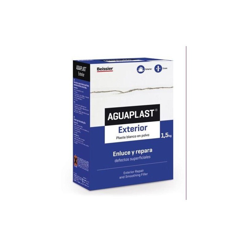 Plâtre en poudre Aguaplast Extérieur Blanc 1,5 Kg main image 0