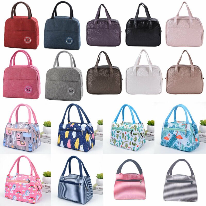 Portable Insulated Lunch Bag Box Picnic Animal Thermal Insulated Cooler Waterproof Tote Storage Bag For Adults Women Girls