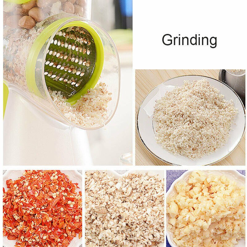 Household Manual Vegetable Cutter Potato Fruit Cutting Salad Machine Hand Roller Rotat Shredder Vegetable Cutter Kitchen Gadget