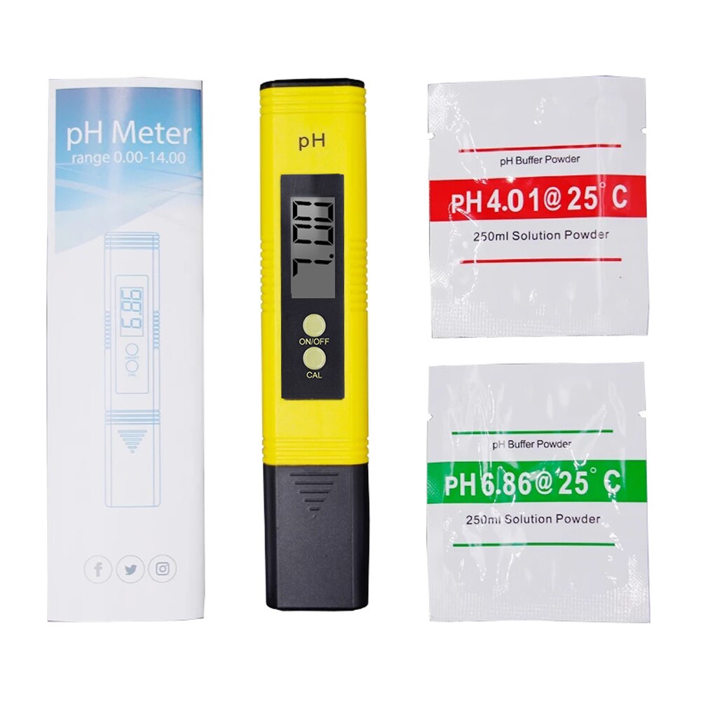 Medidor de ph digital ec detector tds tester orp medidores acidez teste condutividade monitor qualidade da água analisador para hidroponia piscina: A 0.01PH