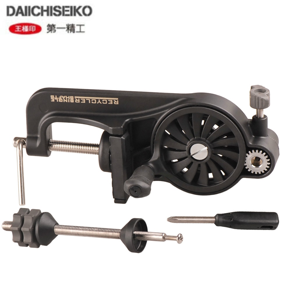DAIICHISEIKO Portable Fishing Line Winder Reel Spool Spooler System Tackle for Spinning or Baitcasting Fishing Reel Line Winder