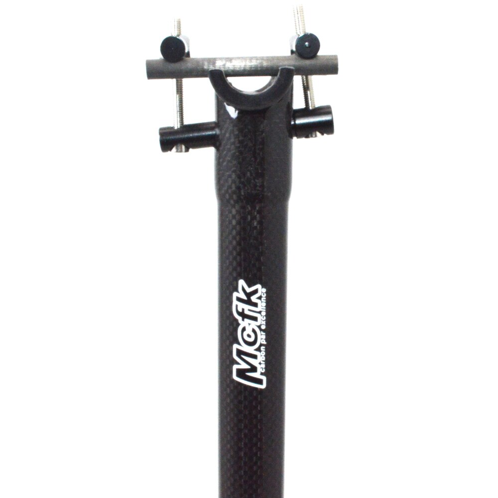 Mcfk-poste de asiento de bicicleta de montaña y carretera, 3k, fibra de carbono, tija de sillín, partes de bicicleta de montaña, 160g, 450mm