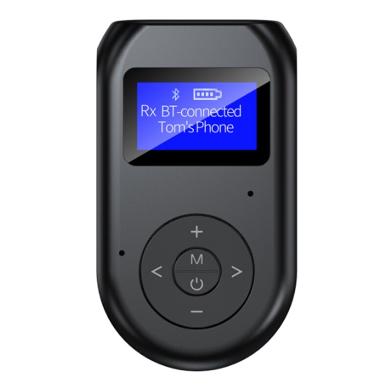 Usb Bluetooth Adapter Bluetooth 5.0 Ontvanger Zender 2 In 1 Handsfree Bellen Lcd Sn Display