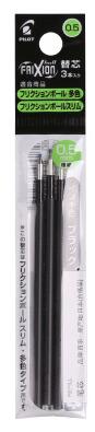 Pilot Frixion Pen 4 in 1 Erasable Gel Pen 4 Colors 0.5 mm LKFB-80EF 0.5 mm Japan: Black Refill