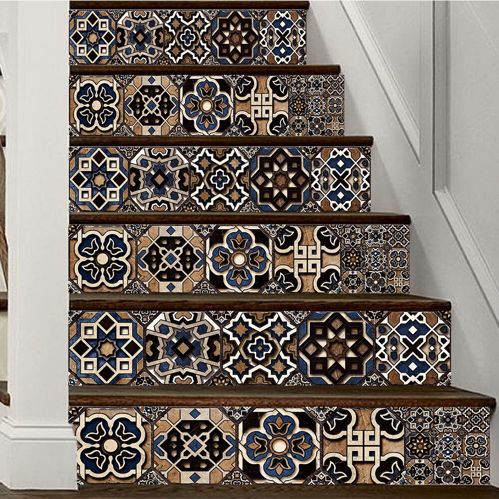 10cm/15cm/20cm Matte Tile Wall Sticker Transfers Covers Wear-resisting Waterpoof Bathroom Floor Decor Living Room Art Wallpaper