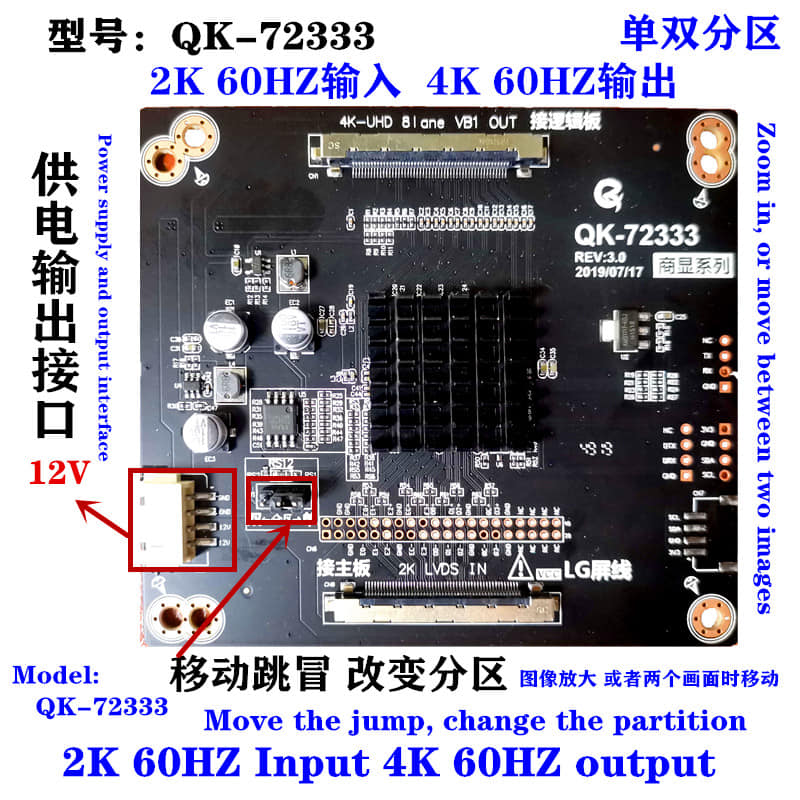 TKDMR Nuovo Pannello Strumento di Test LED Tester Schermo LCD per TV/Computer/Riparazione Del Computer Portatile Inverter Built-in 55 tipi di Programma 2K 4K Set: QK72333