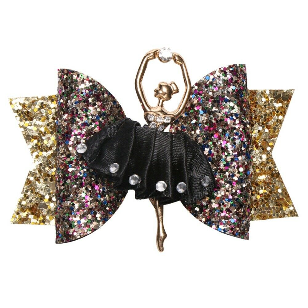 Accessories Headwear Kids Baby Girls Toddler Flowers Hair Clip Bow Hairpin Barrette Baby Shower Photo Props Hairpins: Bright Black