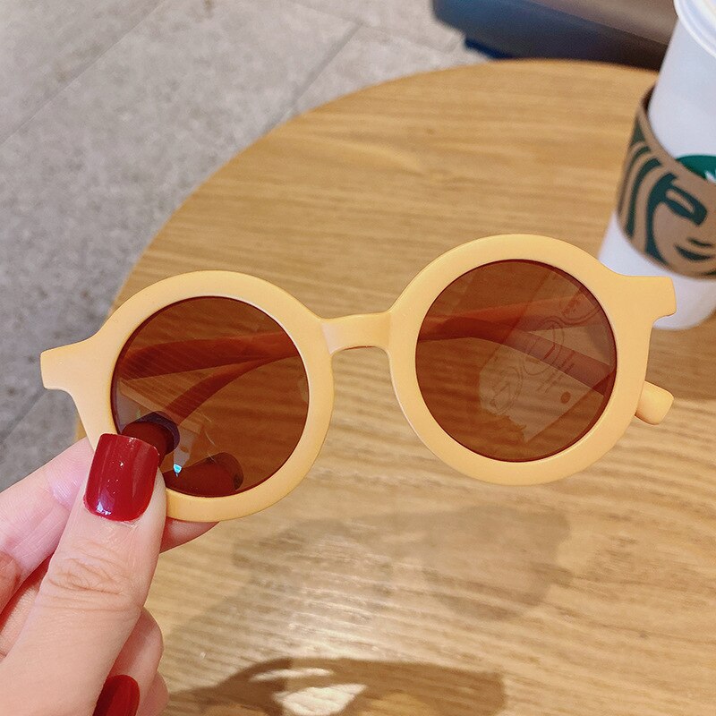 Lunettes de soleil de dessin animé pour enfants, monture en forme d&#39;ours, rondes, pour filles et garçons,: 3