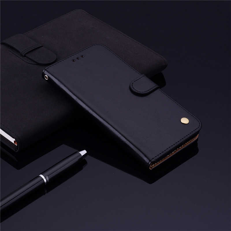 Huawei P Smart Case Magnetische Leather Wallet Flip Card Hold Phone Case Voor Huawei P Smart POT-LX1 POT-LX3 cover Coque: Black1