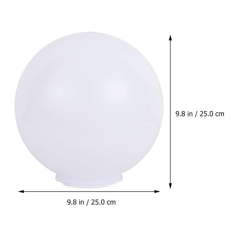 Modern Acrylic Lamp Shade Chandelier Wall Lamp Pole Lamp Cover Outdoor Light Shade Dust-Proof Cover Decoration: diameter250mm 95mm