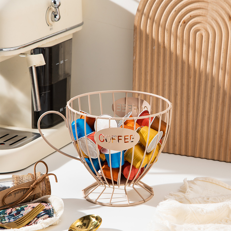 1pc stilvolle Wohnkultur Regal für Kaffee kapseln, Snacks und Süßigkeiten, perfekt für Coffeeshops, Bars, Küchen und Arbeits platten