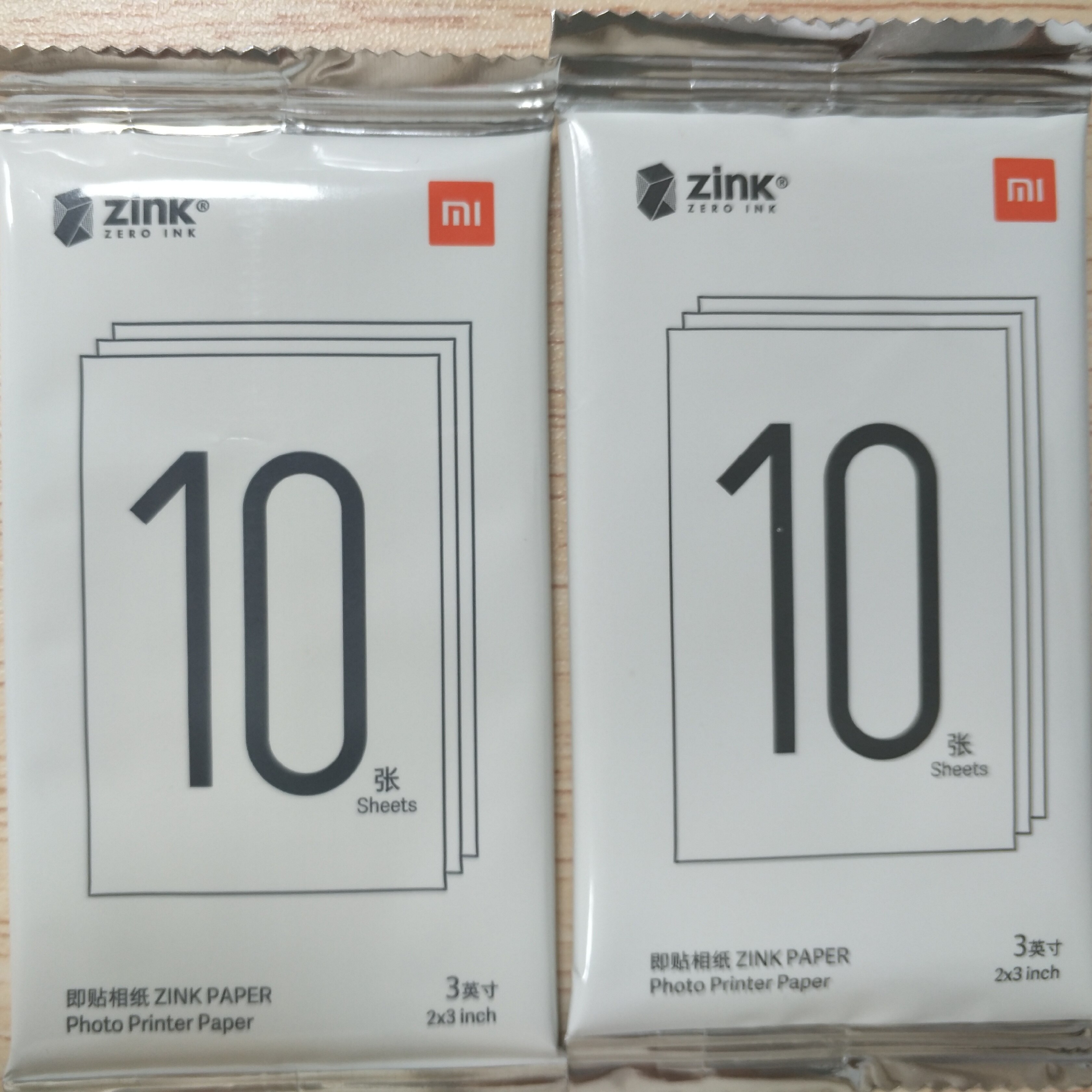 Xiaomi-impresora de bolsillo ZINK de , papel autoadhesivo, impresión fotográfica a color, Mini impresora de bolsillo de 3 pulgadas,