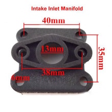Mini Pocket Bike Parts Intake Manifold For 33cc 43cc 49cc X1 X6 X7 X8