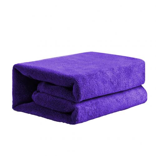 Mikrofiber rengøring auto blød klud vaskeklud håndklæde støvstof bil rengøring mikrofiber håndklæder: Lilla
