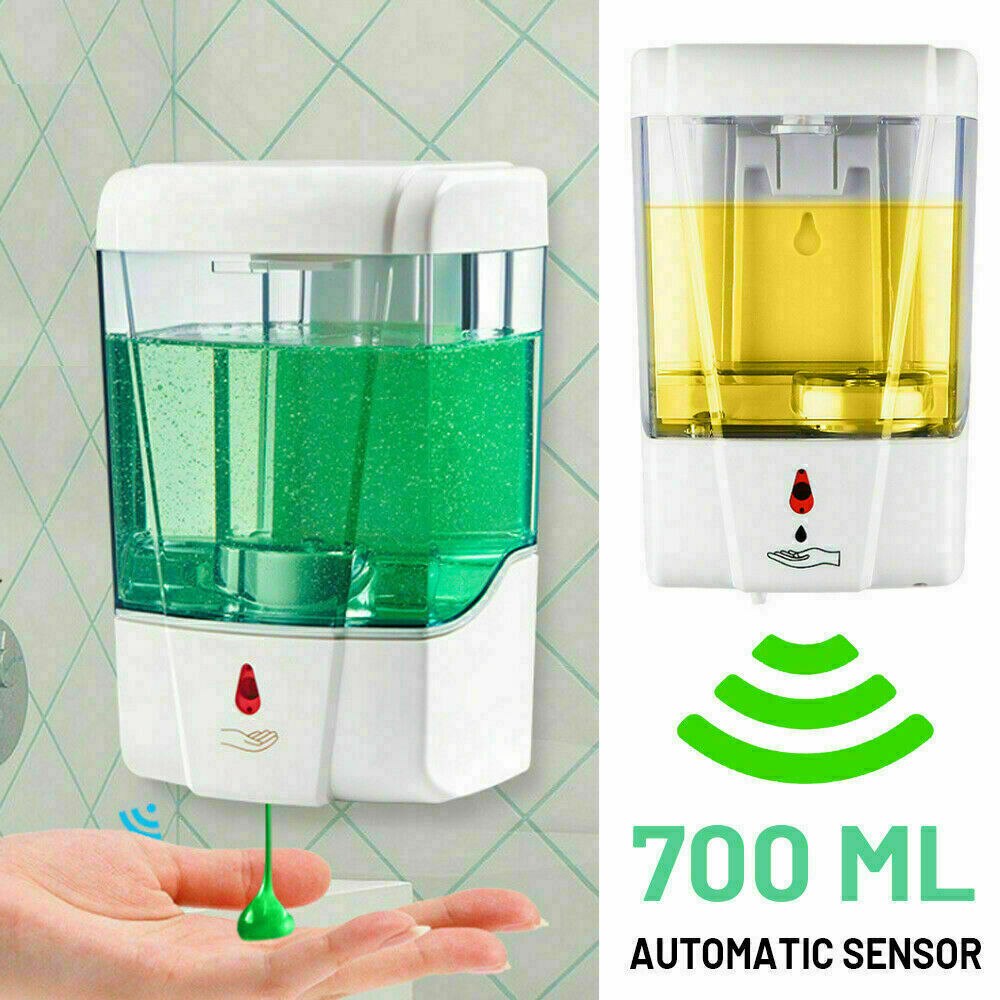 Zeepdispenser 700Ml Automatische Handdesinfecterend Dispenser Muur Gemonteerde Intelligente Sensor Voor Keuken