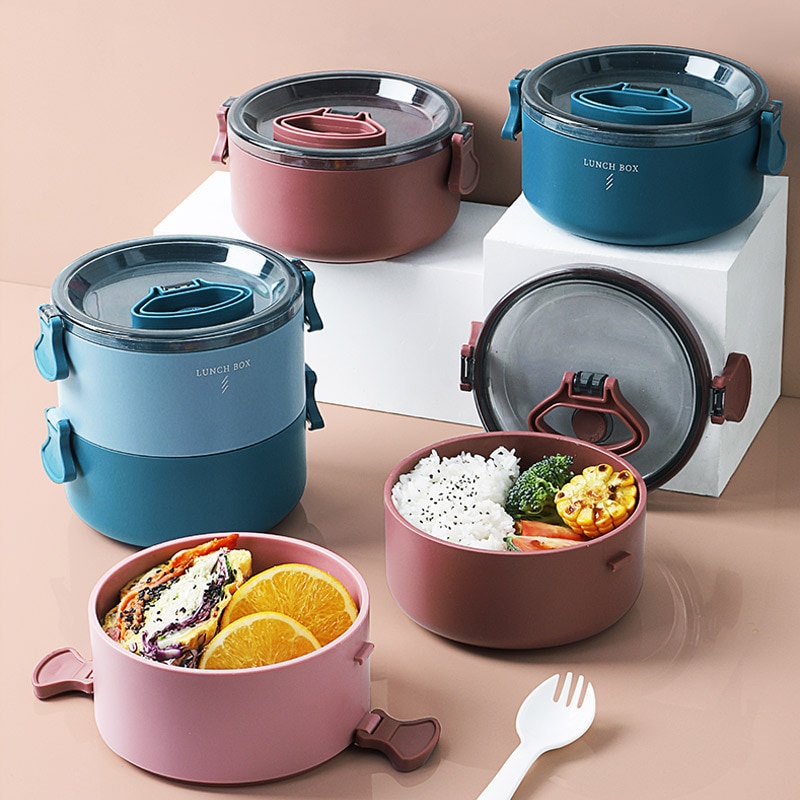 Tuuth Multi-layer Lunchbox Milieuvriendelijke Bpa Gratis Materiaal Thermische Voedsel Container Voor Kinderen Kantoor