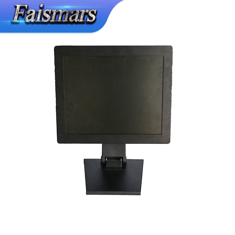 Support universel de moniteur d'affichage à cristaux liquides de 10 à 22 pouces support de moniteur pliant double en métal support de moniteur de base plié circulaire à vendre