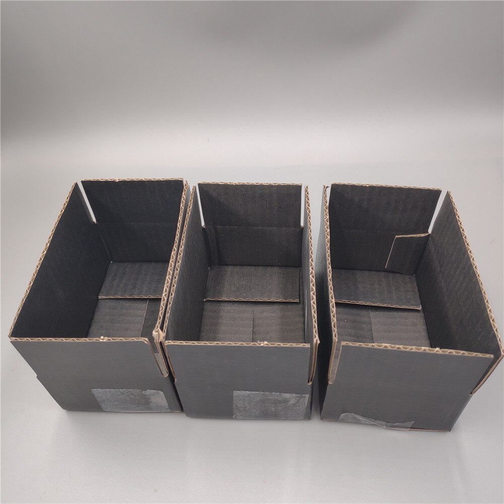 10pcs black Paper Corrugated Cardboard Box Packaging Carton Box