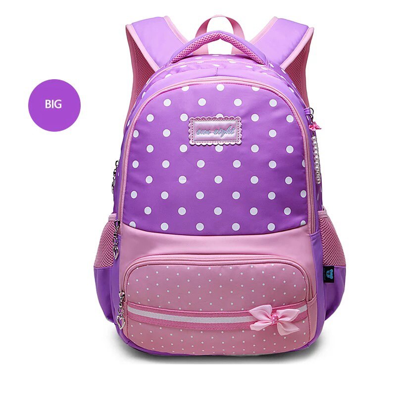 Children School Bags Beautiful Girls School Backpack Bow Decorations Waterproof Nylon School Bag Mochila escolar