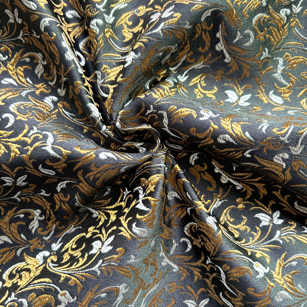 Floral Pattern Satin Jacket