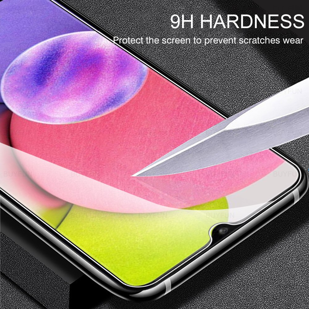 3Pcs Screen Protector Voor Samsung Galaxy A03S Volledige Cover Beschermende Gehard Glas Voor Samsung A03 Core Samsun Een 03 S A03 S Glas