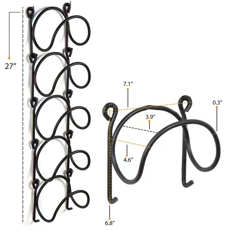 Wine Rack Iron Material Towel Wine Bottle Holder For Wall Wall-Mounted Wine Organizer Shelf Wine Display Shelf Home Organizaer
