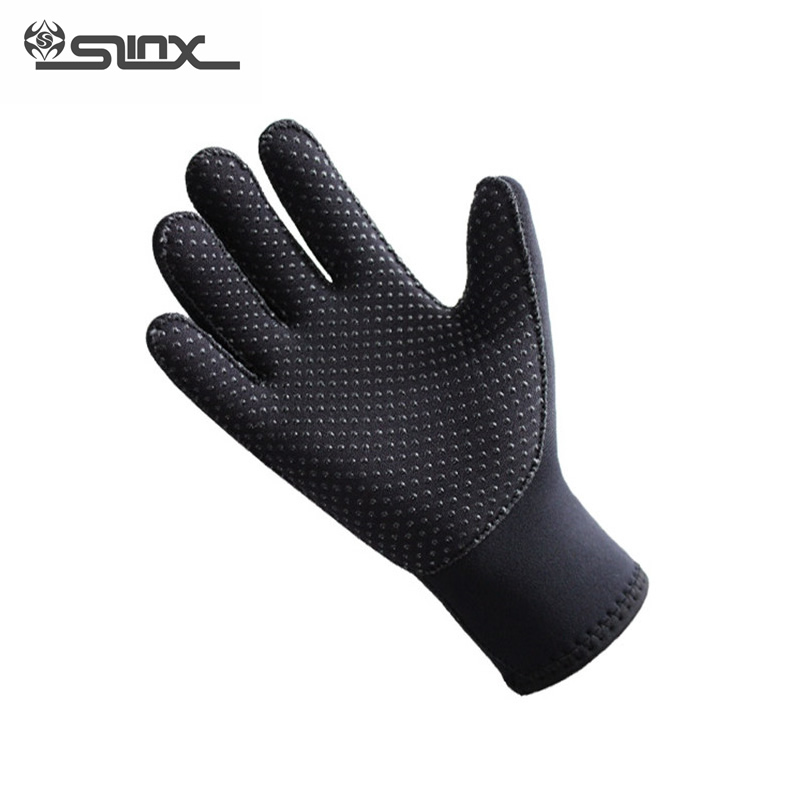 SLINX 3mm Neopren Warme Tauchen Tauchen Handschuhe Männer Frauen Schnorcheln Speerfischen Windsurfen Surfen Bootfahren Anti-kratzen Handschuhe