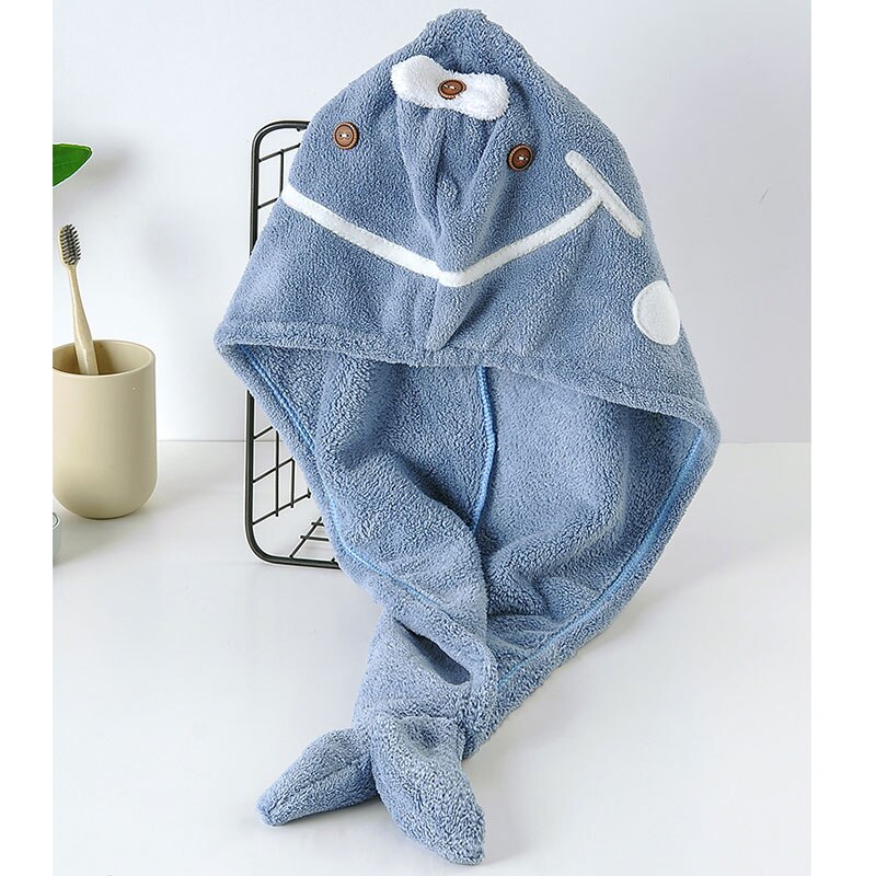 Vanzlife coral velvet droog haarkap, dikke handdoek voor droog haar, absorberende hoed, super snel drogende handdoek voor droog haar