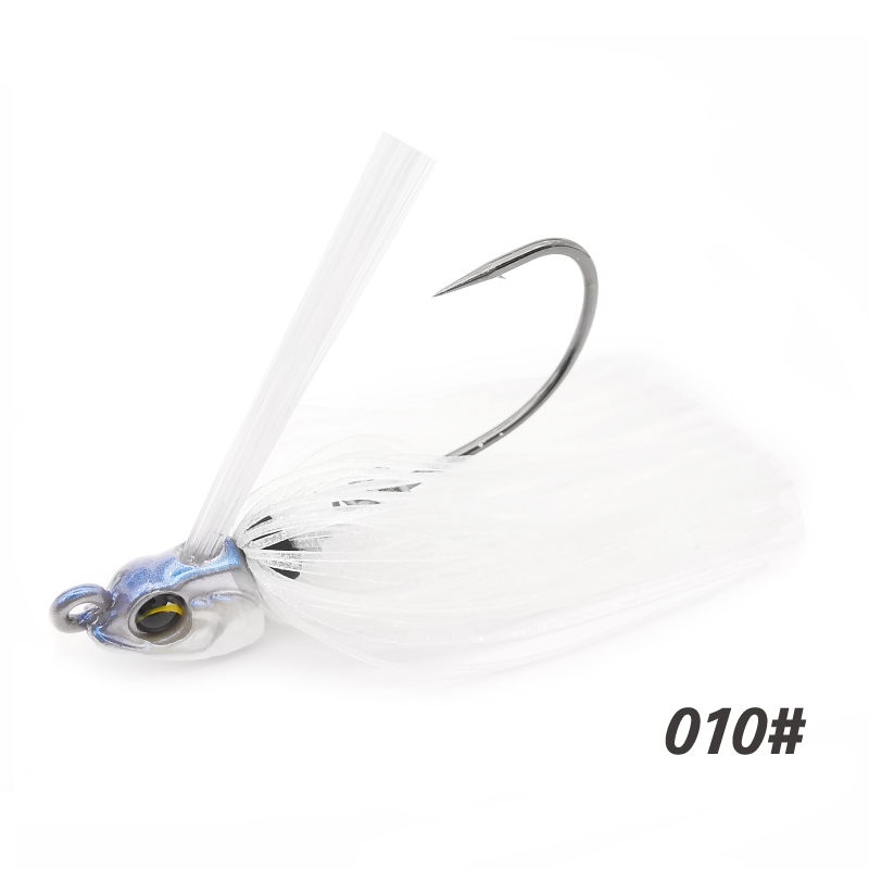 Lureholic 7~14g Weedless Swim Jig High Wire Bait Performance Jig Head Lure Fishing Bait for Bass Fishing With Mustad Hook: 150mm / Red Wine
