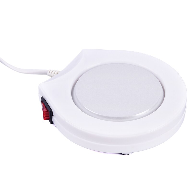 Warmer Heater Pad Elektrische Aangedreven 220V Witte Elektrische Aangedreven Cup Warmer Heater Pad Koffie Thee Melk Mok Kantoor Keuken huis
