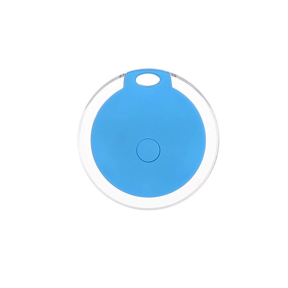 Mini Bluetooth Wireless Smart Key Finder Pet Dog Cat GPS Anti-lost Tracker Locator Warning Alarm Auto Tracking Finder Device: Blue