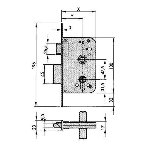 Cerrad. Embutir 600-90 Hl Azbe