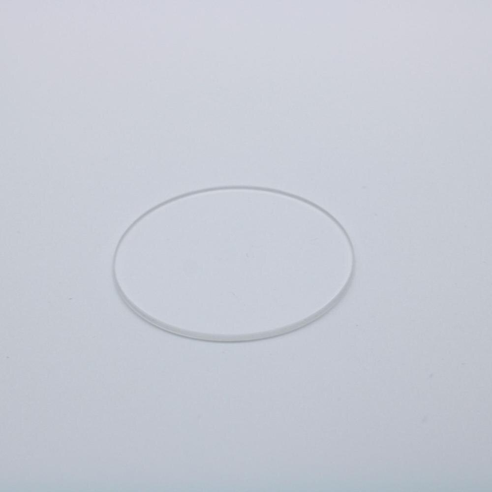30mm round clear transparent 3.3 borosilicate glass