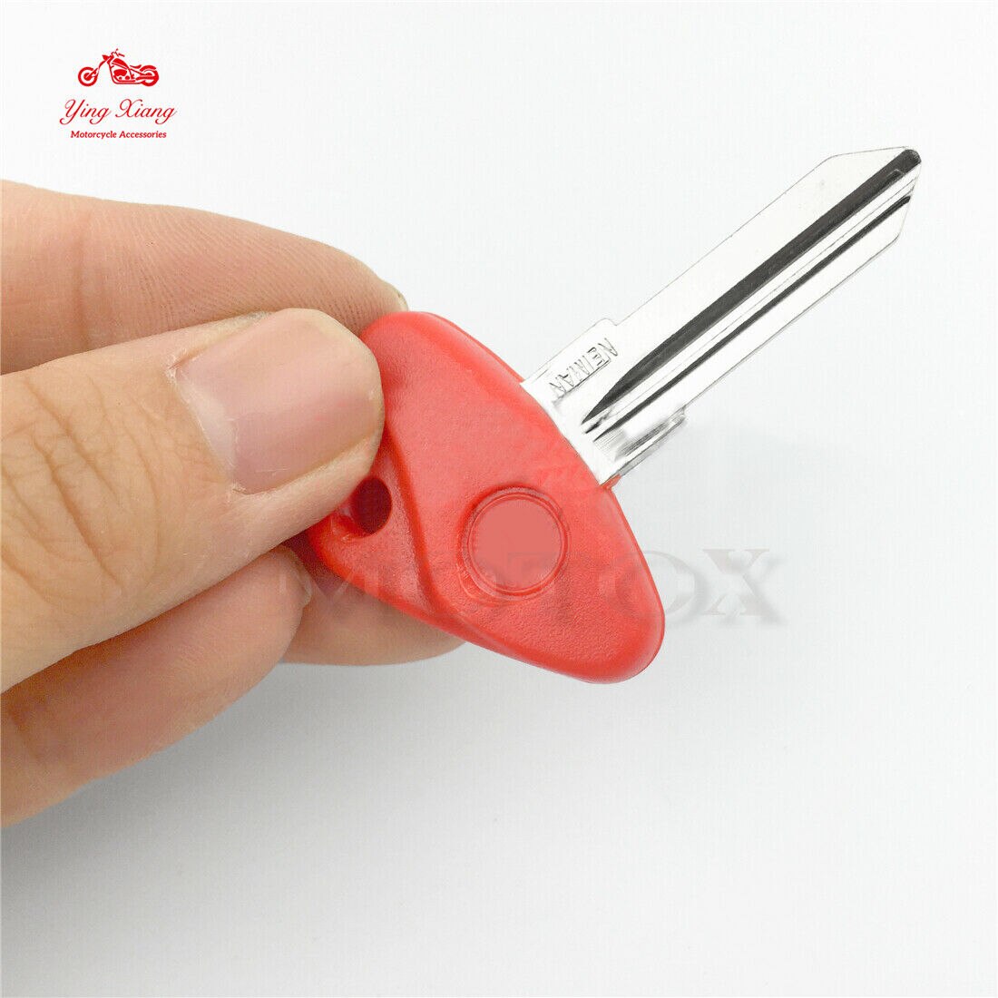 Clé vierge de lame non découpée, pour BMW F650 F800 S1000rr R1100 R1150 R1200 R1250 GS K1200 K1300 K1600 G310R: 1pcs Old Red