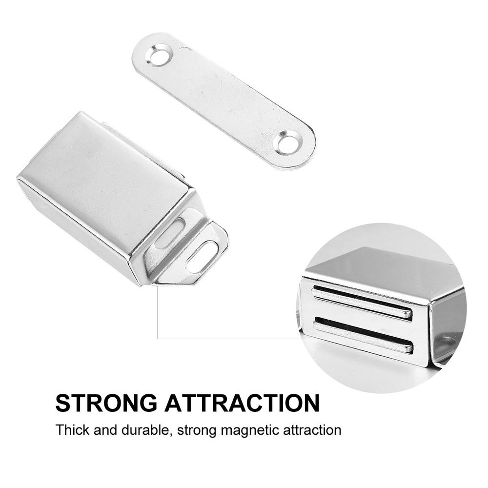 50 Pcs Door Catch Premium Hardwares Accessories Magnets Closure Catch for Kitchen Door