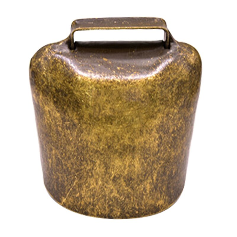 Super alto bronze cobre sinos para vaca cavalo ovelhas pastagem gado fazenda engrossar gado ovelhas cobre sinos espalhar alto b: A