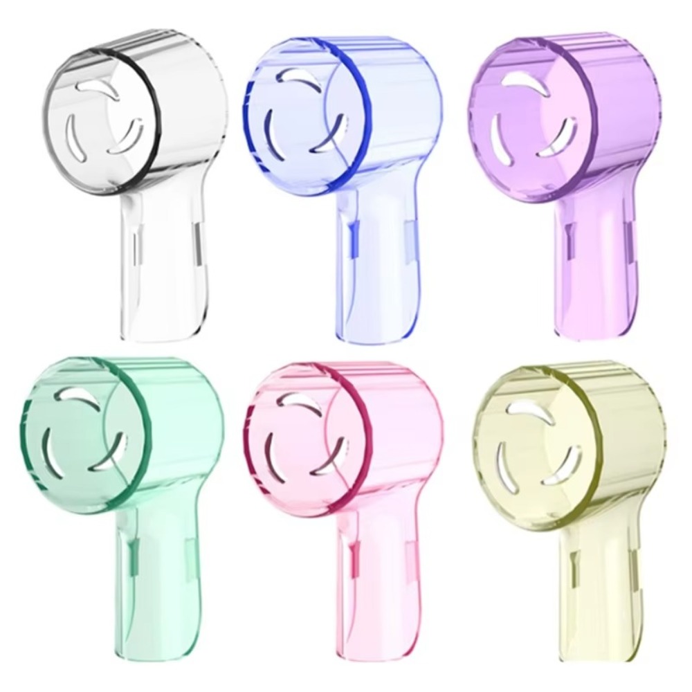 4PCS Plastic Toothbrush Heads Dustproof Cover Replacement Heads Transparent Electric Toothbrush Caps Toothbrush Head Covers