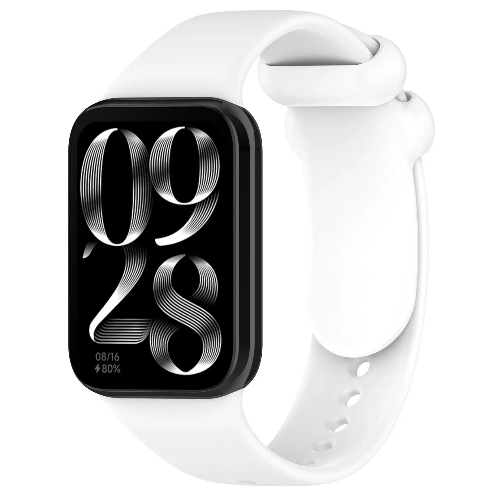 Silikoniranneke xiaomi mi band 8 9 pro sport -älykellolle, korvaava ranneke xiaomi redmi watch 5 4 -ranneketarvikkeet: Musta keltainen / 12mm