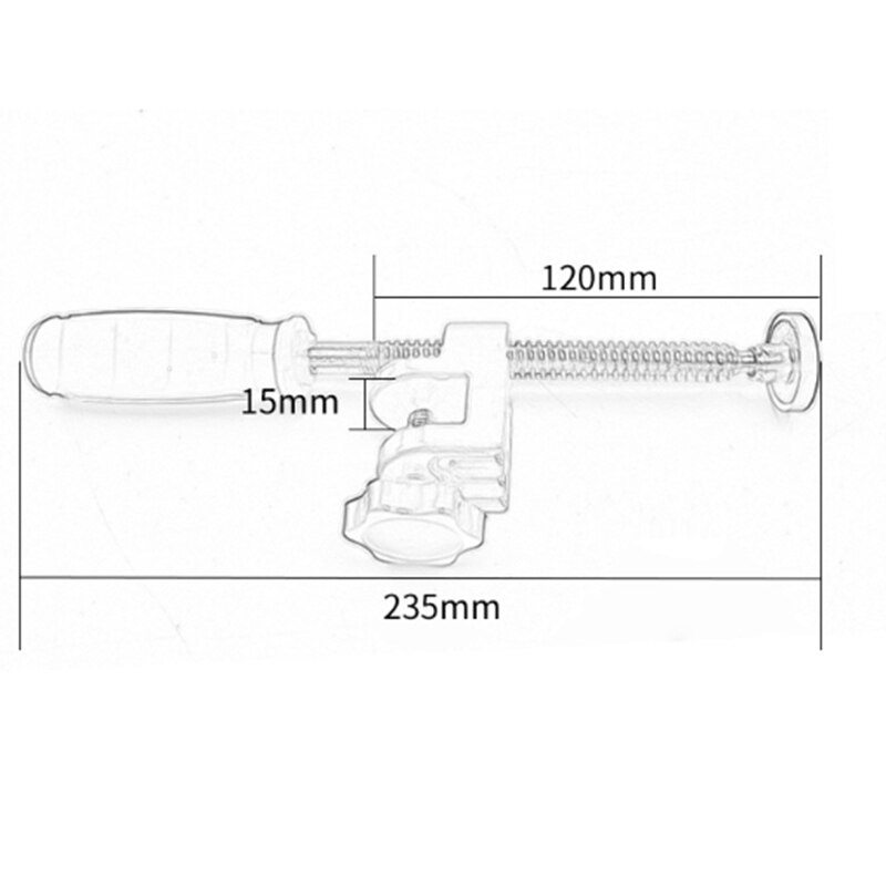 2Pcs Woodworking Edge Clamp F Clamp Quick Clamp Function Expansion Auxiliary Tool Fixing Clamp