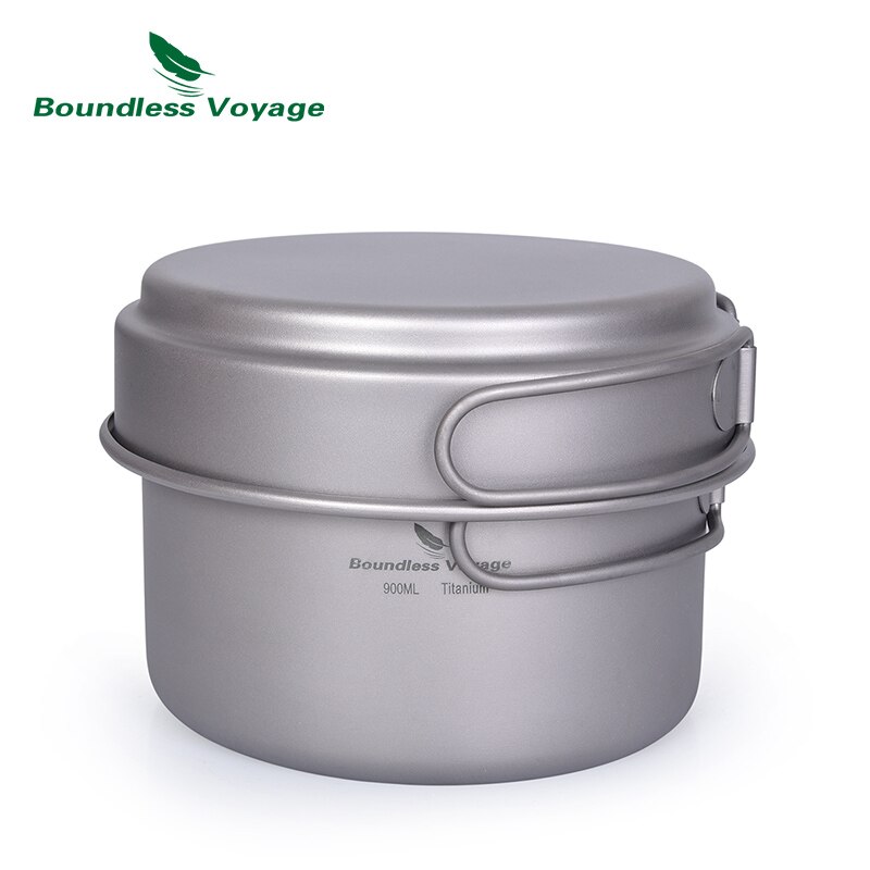 Ensemble De Casseroles En Titane Pour Camping - Léger, Pliable, Sans BPA, 4 Pièces, Neuf