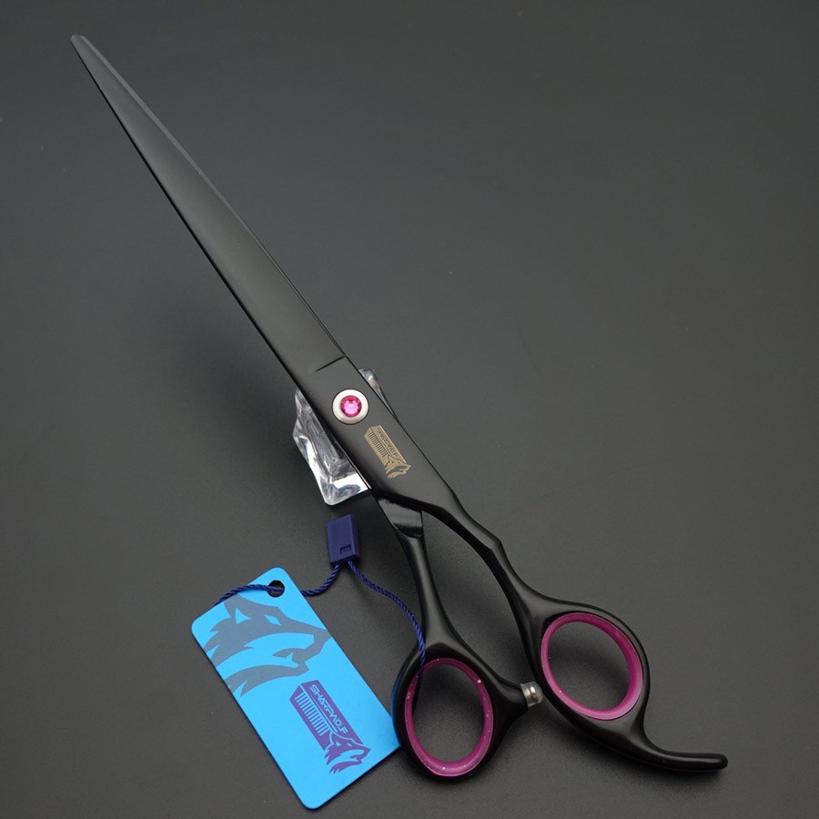 Pet Grooming Scissors set,8"Straight +7.5"Thinning +8" Curved scissors+Grooming Steel Brush Comb sets+kits/case