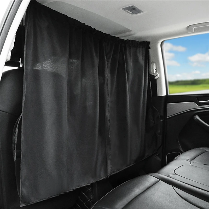 2Stck Auto Isolation Vorhang Versiegelt Taxi Taxi Partition Schutz Kommerziellen Fahrzeug Klimaanlage Sonnenschirm Und Privatsphäbetreffend Vorhang