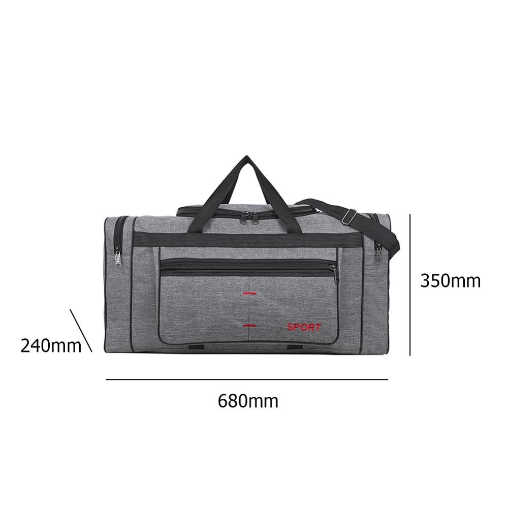 Mannen Outdoor Sport Sporttas Canvas Grote Capaciteit Schoudertas Voor Mannen Vrouwen Fitness Reizen Handtassen Tote Bolsas mujer